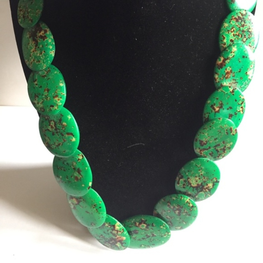 Amazing Vintage Stone Statement Necklace.